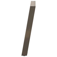Valgomojo stalo kojelės, U formos, 2 vnt., natūralus plienas, 80x(72 - 73) cm, plienas - Namų Idėja