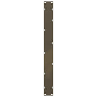 Valgomojo stalo kojelės, U formos, 2 vnt., natūralus plienas, 80x(72 - 73) cm, plienas - Namų Idėja