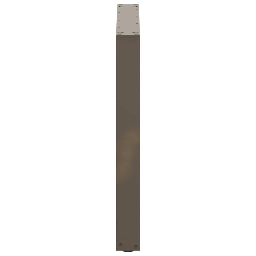 Valgomojo stalo kojelės, U formos, 2 vnt., natūralus plienas, 80x(72 - 73) cm, plienas - Namų Idėja