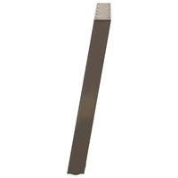Valgomojo stalo kojelės, U formos, 2 vnt., natūralus plienas, 90x(72 - 73) cm, plienas - Namų Idėja