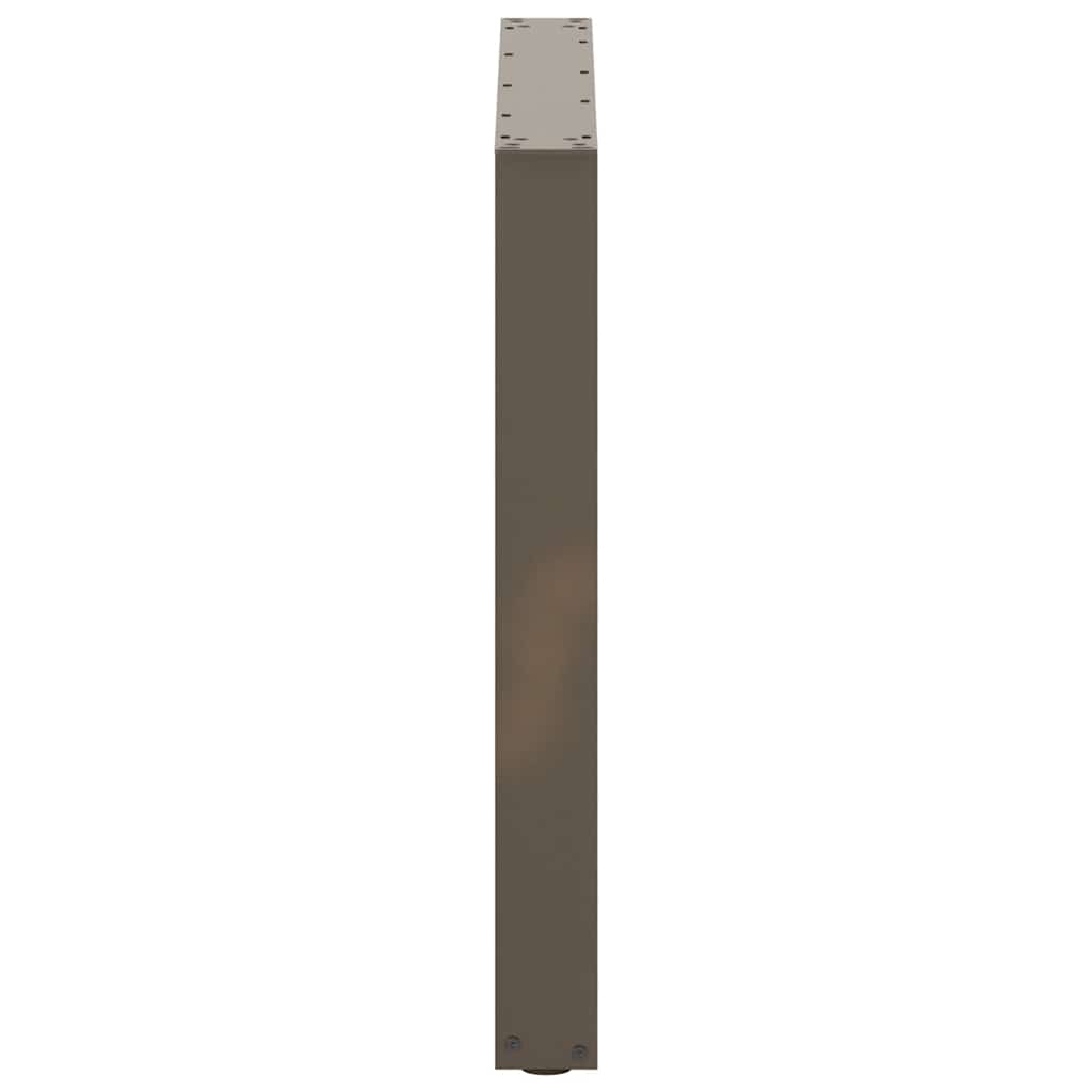 Valgomojo stalo kojelės, U formos, 2 vnt., natūralus plienas, 90x(72 - 73) cm, plienas - Namų Idėja