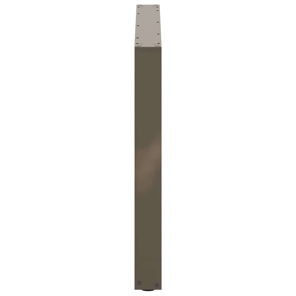 Valgomojo stalo kojelės, U formos, 3 vnt., natūralus plienas, 100 x (72 - 73) cm, plienas - Namų Idėja