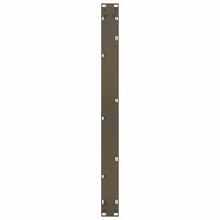 Valgomojo stalo kojelės, U formos, 3 vnt., natūralus plienas, 100 x (72 - 73) cm, plienas - Namų Idėja