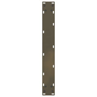 Valgomojo stalo kojelės, U formos, 3 vnt., natūralus plienas, 70x(72 - 73) cm, plienas - Namų Idėja