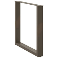 Valgomojo stalo kojelės, U formos, 3 vnt., natūralus plienas, 90x(72 - 73) cm, plienas - Namų Idėja