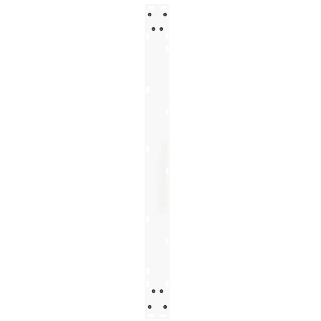 Valgomojo stalo kojelės, V formos, 2 vnt., baltos, 100x(72 - 73,3) cm, plienas - Namų Idėja