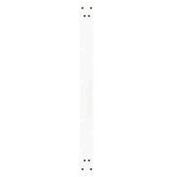 Valgomojo stalo kojelės, V formos, 2 vnt., baltos, 100x(72 - 73,3) cm, plienas - Namų Idėja