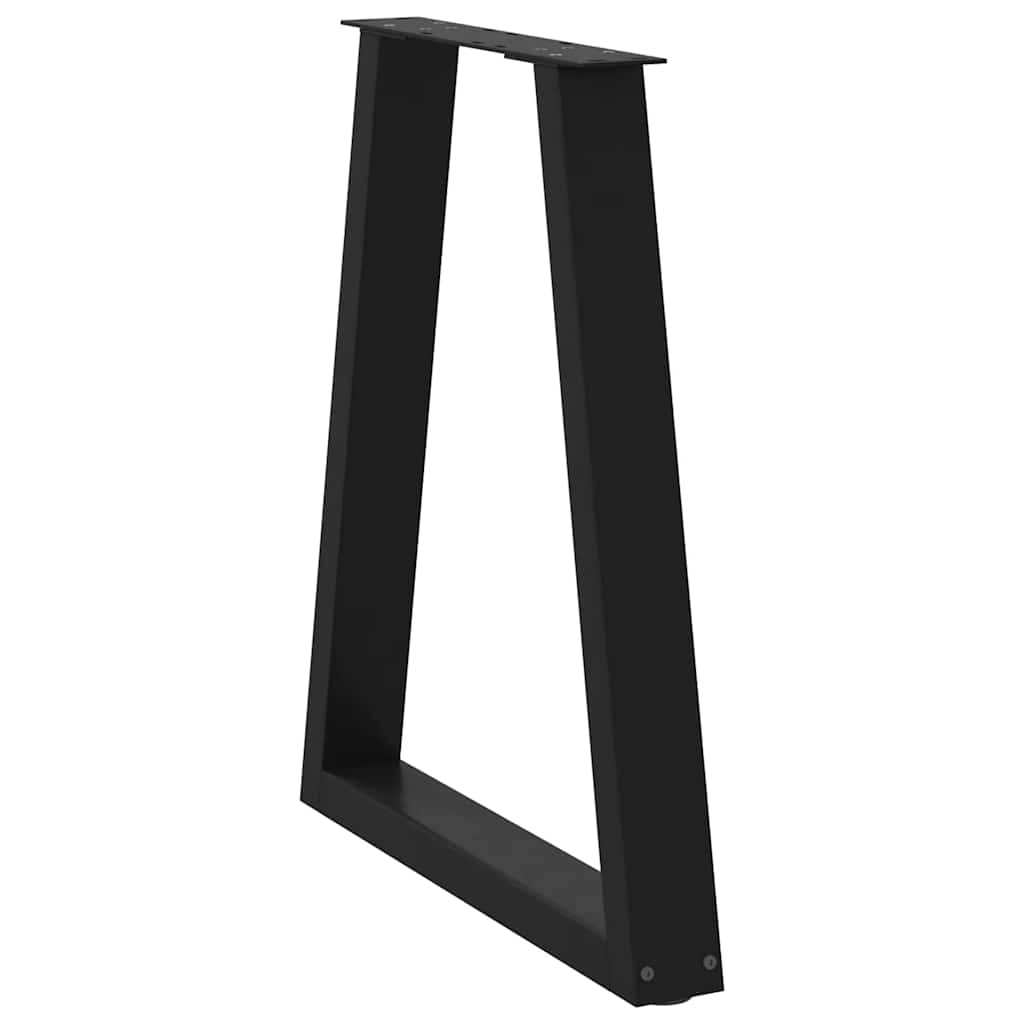 Valgomojo stalo kojelės, V formos, 2 vnt., juodos, 50x(72 - 73,3) cm, plienas - Namų Idėja