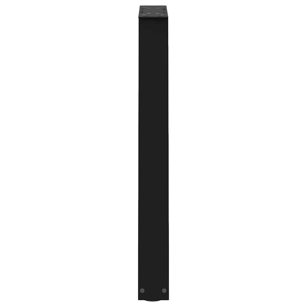 Valgomojo stalo kojelės, V formos, 2 vnt., juodos, 50x(72 - 73,3) cm, plienas - Namų Idėja