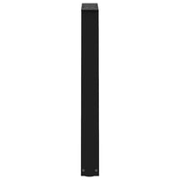 Valgomojo stalo kojelės, V formos, 2 vnt., juodos, 50x(72 - 73,3) cm, plienas - Namų Idėja