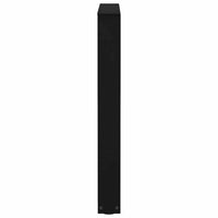 Valgomojo stalo kojelės, V formos, 2 vnt., juodos, 70x(72 - 73,3) cm, plienas - Namų Idėja