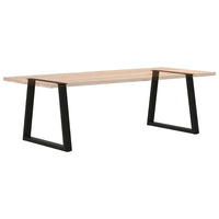Valgomojo stalo kojelės, V formos, 2 vnt., juodos, 80x(72 - 73,3) cm, plienas - Namų Idėja