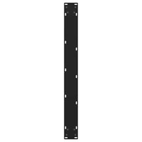 Valgomojo stalo kojelės, V formos, 2 vnt., juodos, 80x(72 - 73,3) cm, plienas - Namų Idėja