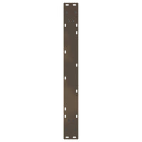 Valgomojo stalo kojelės, V formos, 2 vnt., natūralus plienas, 100 x (72 - 73,3) cm, plienas - Namų Idėja