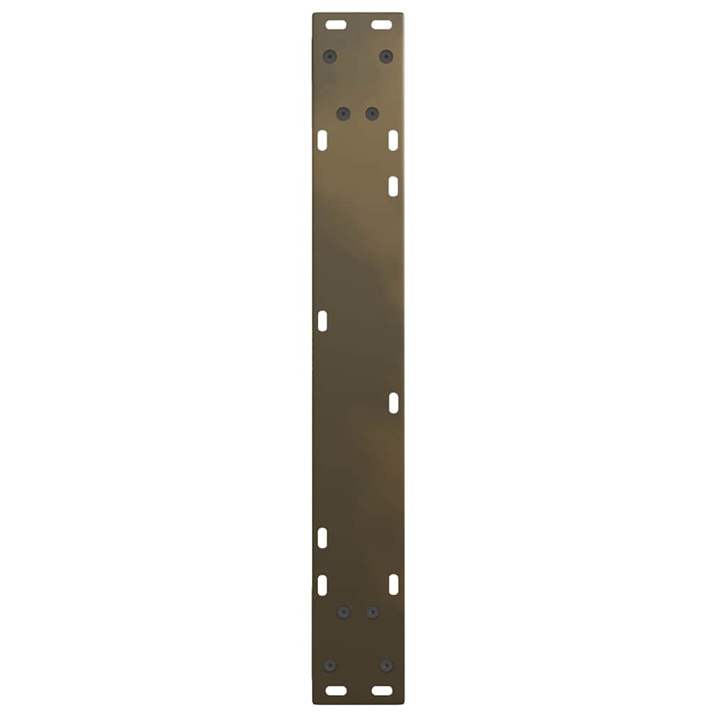 Valgomojo stalo kojelės, V formos, 2 vnt., natūralus plienas, 70x(72 - 73,3) cm, plienas - Namų Idėja