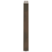 Valgomojo stalo kojelės, V formos, 2 vnt., natūralus plienas, 80x(72 - 73,3) cm, plienas - Namų Idėja