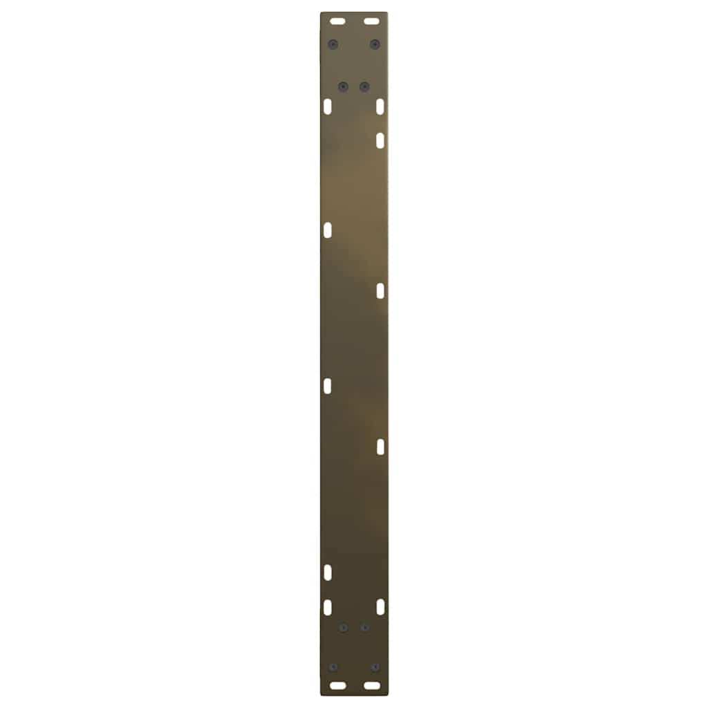 Valgomojo stalo kojelės, V formos, 2 vnt., natūralus plienas, 80x(72 - 73,3) cm, plienas - Namų Idėja