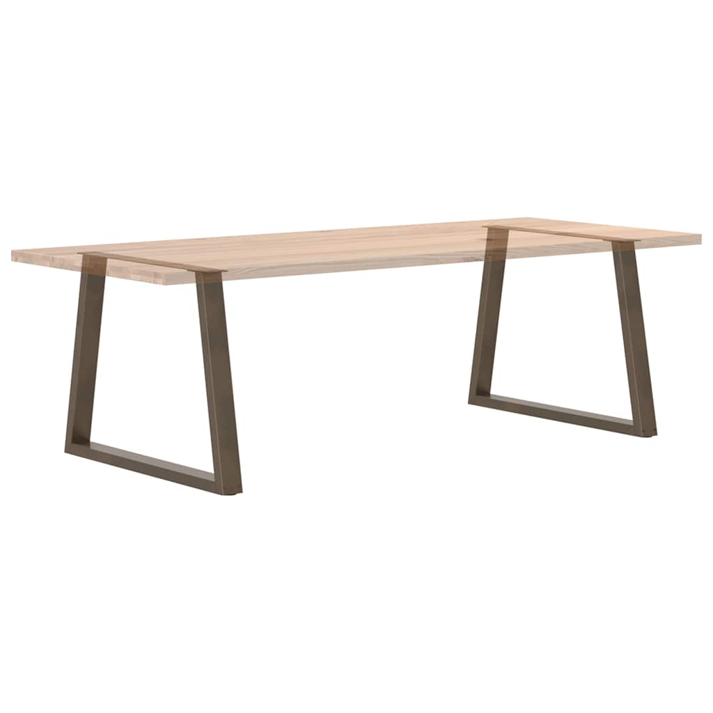 Valgomojo stalo kojelės, V formos, 2 vnt., natūralus plienas, 90x(72 - 73,3) cm, plienas - Namų Idėja