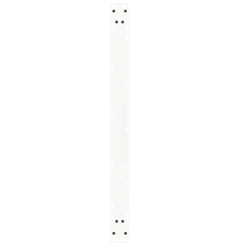 Valgomojo stalo kojelės, V formos, 3 vnt., baltos, 100x(72 - 73,3) cm, plienas - Namų Idėja