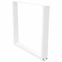 Valgomojo stalo kojelės, V formos, 3 vnt., baltos, 100x(72 - 73,3) cm, plienas - Namų Idėja