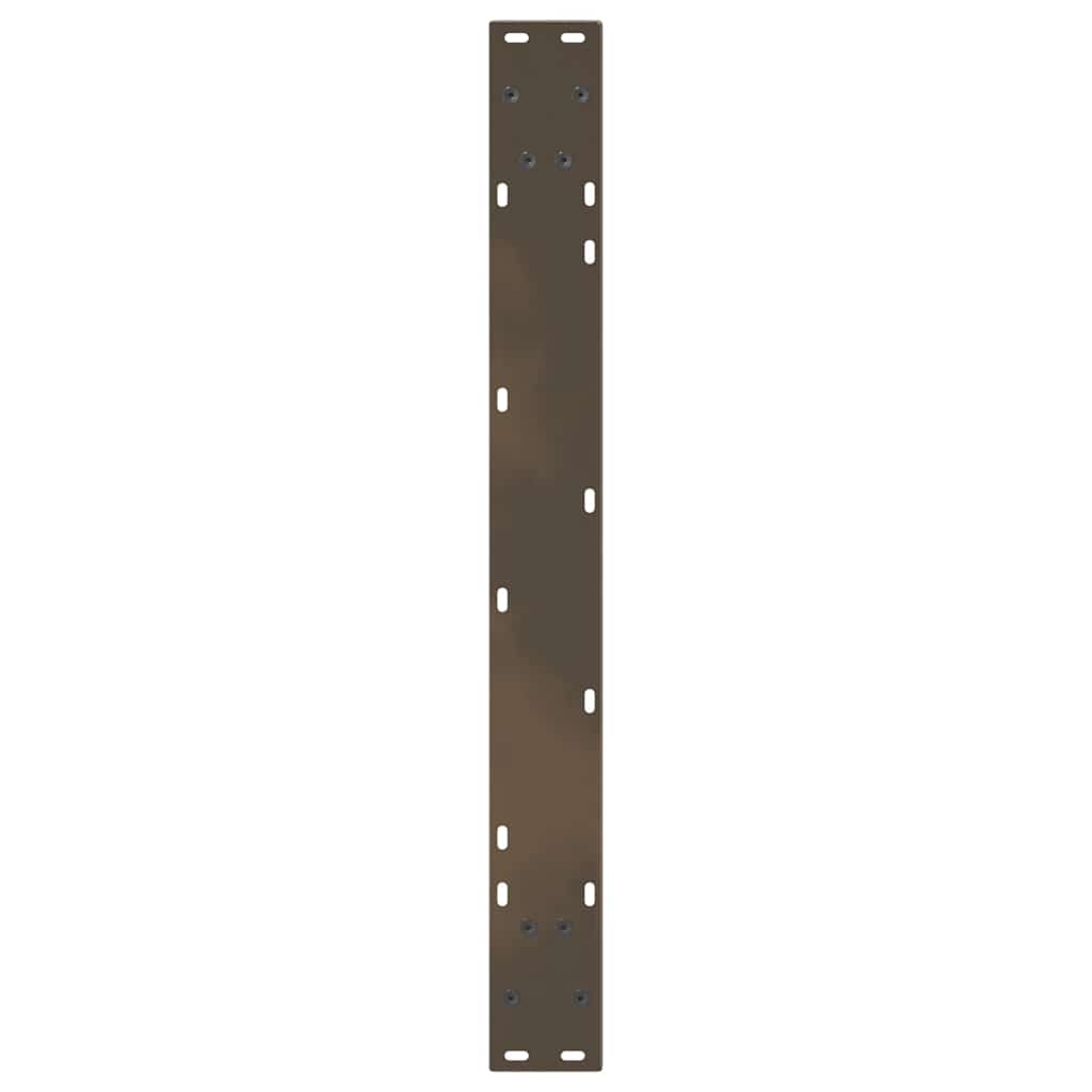 Valgomojo stalo kojelės, V formos, 3 vnt., natūralus plienas, 70x(72 - 73,3) cm, plienas - Namų Idėja