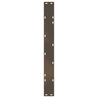 Valgomojo stalo kojelės, V formos, 3 vnt., natūralus plienas, 70x(72 - 73,3) cm, plienas - Namų Idėja