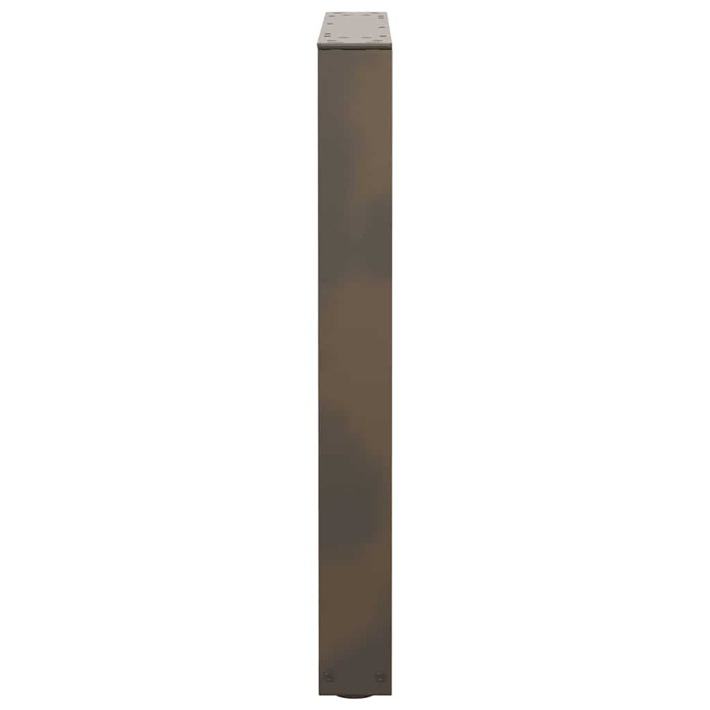 Valgomojo stalo kojelės, V formos, 3 vnt., natūralus plienas, 70x(72 - 73,3) cm, plienas - Namų Idėja