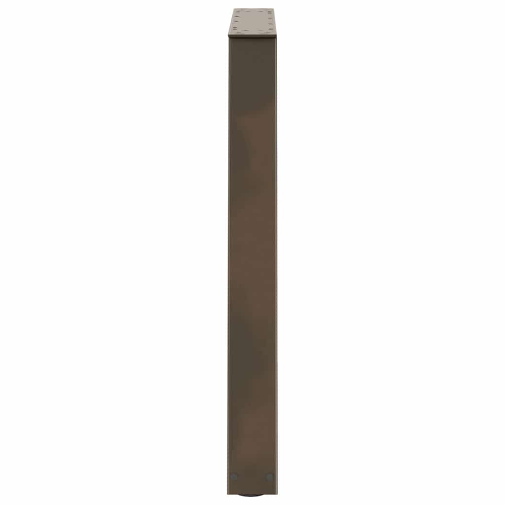 Valgomojo stalo kojelės, V formos, 3 vnt., natūralus plienas, 70x(72 - 73,3) cm, plienas - Namų Idėja