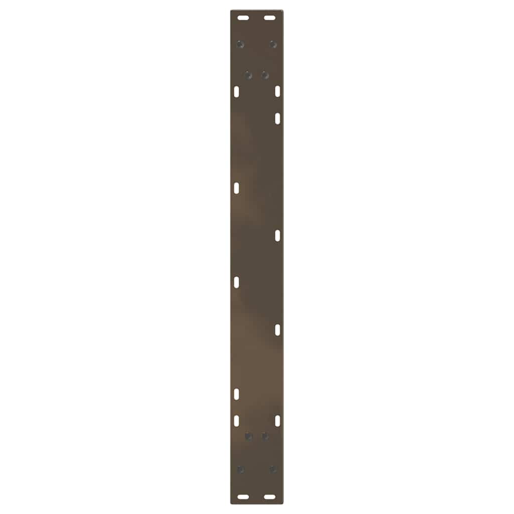 Valgomojo stalo kojelės, V formos, 3 vnt., natūralus plienas, 80x(72 - 73,3) cm, plienas - Namų Idėja