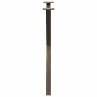 Valgomojo stalo kojelės, X formos, 2 vnt., natūralus plienas, 70x(72 - 73) cm, plienas - Namų Idėja