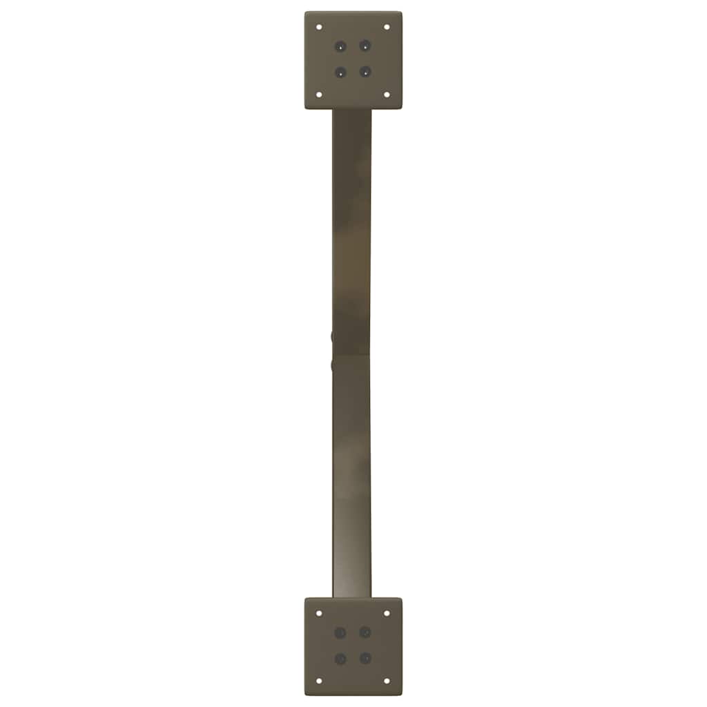 Valgomojo stalo kojelės, X formos, 2 vnt., natūralus plienas, 70x(72 - 73) cm, plienas - Namų Idėja