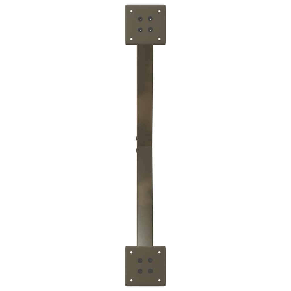Valgomojo stalo kojelės, X formos, 2 vnt., natūralus plienas, 80x(72 - 73) cm, plienas - Namų Idėja