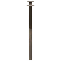 Valgomojo stalo kojelės, X formos, 2 vnt., natūralus plienas, 80x(72 - 73) cm, plienas - Namų Idėja