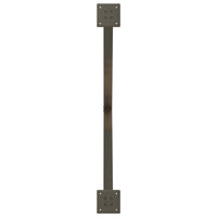 Valgomojo stalo kojelės, X formos, 2 vnt., natūralus plienas, 90x(72 - 73) cm, plienas - Namų Idėja