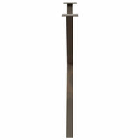 Valgomojo stalo kojelės, X formos, 2 vnt., natūralus plienas, 90x(72 - 73) cm, plienas - Namų Idėja