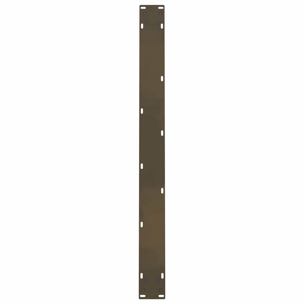 Valgomojo stalo kojos, 2 vnt., 100 x (72 - 73) cm, natūralus plienas - Namų Idėja