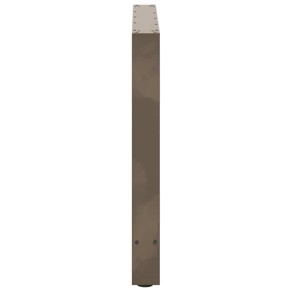 Valgomojo stalo kojos, 2 vnt., 70x(72 - 73) cm, natūralus plienas - Namų Idėja