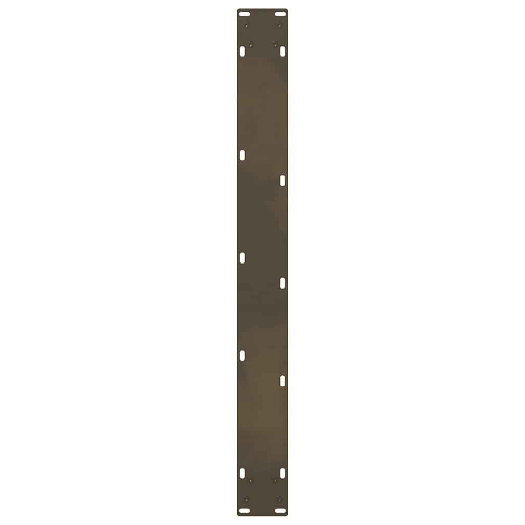 Valgomojo stalo kojos, 2 vnt., 70x(72 - 73) cm, natūralus plienas - Namų Idėja