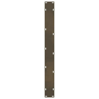 Valgomojo stalo kojos, 2 vnt., 70x(72 - 73) cm, natūralus plienas - Namų Idėja