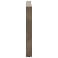 Valgomojo stalo kojos, 2 vnt., 80x(72 - 73) cm, natūralus plienas, plienas - Namų Idėja