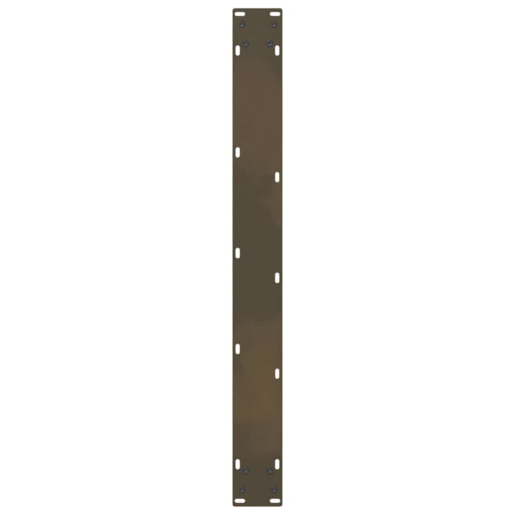Valgomojo stalo kojos, 2 vnt., 80x(72 - 73) cm, natūralus plienas, plienas - Namų Idėja