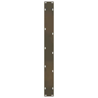 Valgomojo stalo kojos, 2 vnt., 80x(72 - 73) cm, natūralus plienas, plienas - Namų Idėja