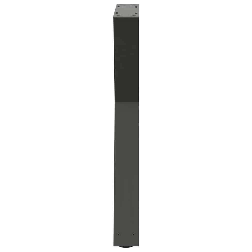 Valgomojo stalo kojos, 2 vnt., antracito spalvos, 50x(72 - 73,3) cm, plienas - Namų Idėja