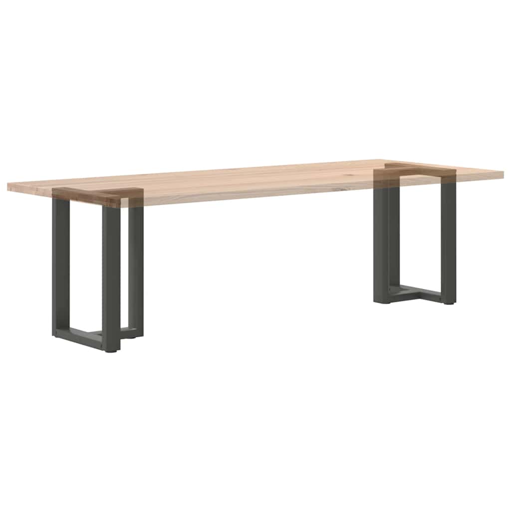 Valgomojo stalo kojos, 2 vnt., antracito spalvos, 60x35x(72 - 73) cm, plienas - Namų Idėja