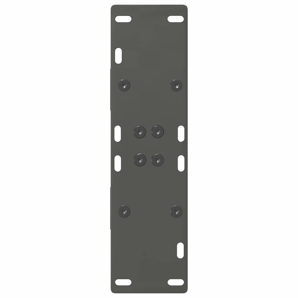 Valgomojo stalo kojos, 2 vnt., antracito spalvos, 60x(72 - 73) cm, plienas - Namų Idėja