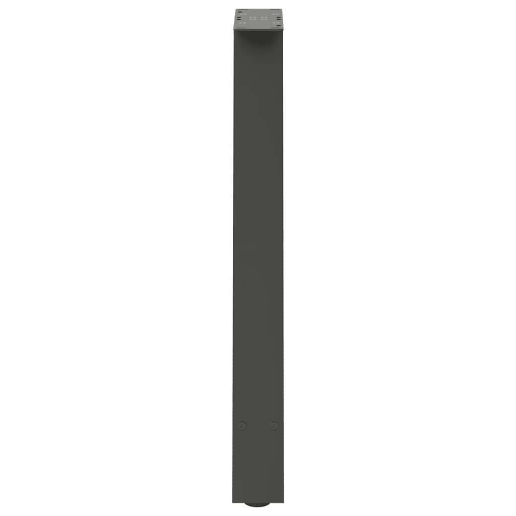 Valgomojo stalo kojos, 2 vnt., antracito spalvos, 60x(72 - 73) cm, plienas - Namų Idėja