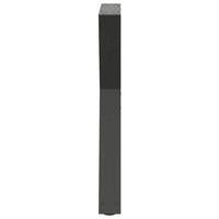 Valgomojo stalo kojos, 2 vnt., antracito spalvos, 60x(72 - 73,3) cm, plienas - Namų Idėja
