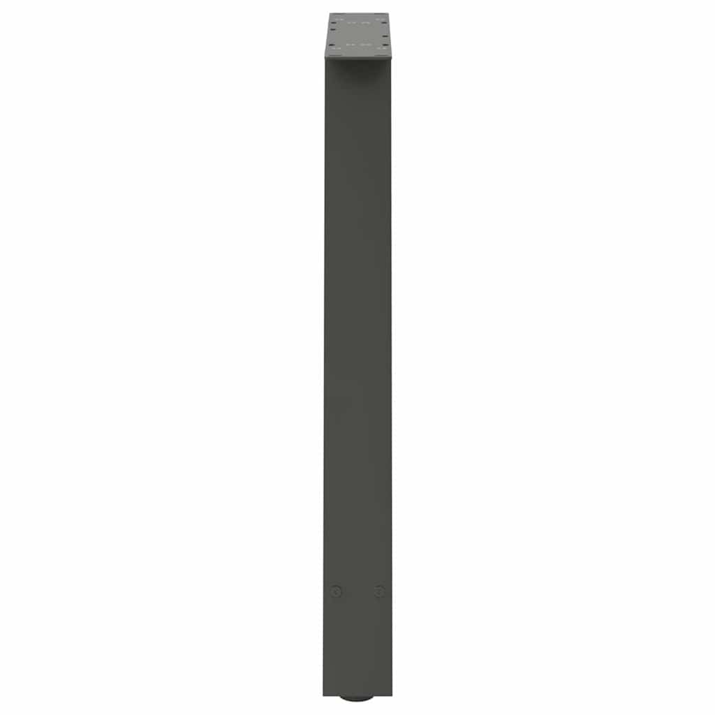 Valgomojo stalo kojos, 2 vnt., antracito spalvos, 70x(72 - 73) cm, plienas, A formos - Namų Idėja