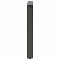 Valgomojo stalo kojos, 2 vnt., antracito spalvos, 70x(72 - 73) cm, plienas, A formos - Namų Idėja