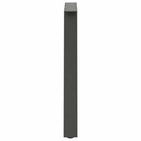 Valgomojo stalo kojos, 2 vnt., antracito spalvos, 80x(72 - 73) cm, plienas, A formos - Namų Idėja